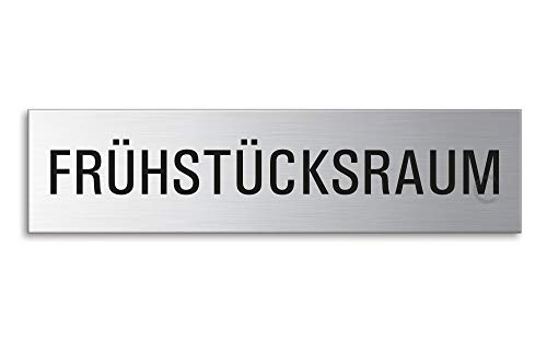 Schild Frühstücksraum Türschild aus Edelstahl 160 x 40 mm selbstklebend Nr.8429 Schild Frühstücksraum Türschild aus Edelstahl 160 x 40 mm selbstklebend Nr.8429 von OFFORM DESIGN