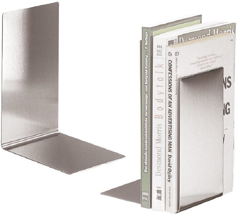 OFFORM Buchstütze aus Edelstahl BOOKBOYS 2er-Set (2 St) von OFFORM
