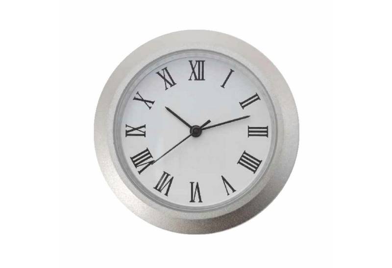 OFFORM Tischuhr Einsteck-Uhrwerk Quarz Einbauuhr Modellbau-Uhr Metall Ø 36,5 mm von OFFORM