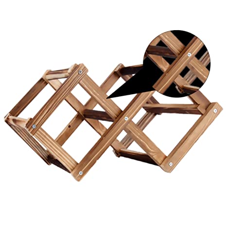 OFFSCH Elegante Weinregale Aus Holz Für Die Lagerung Von 3 Flaschen Präsentationsregal Für Küche Zuhause Bar Restaurant von OFFSCH