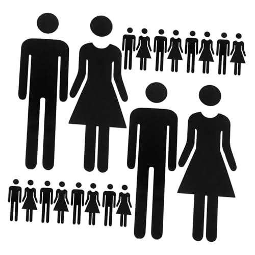OFFSCH 10 Sets Toilettenschild Mann Und Frau Toilettenschild Selbstklebende Badezimmerbeschilderung Für Restaurant Männer Und Frauen OFFSCH 10 Sets Toilettenschild Mann Und Frau Toilettenschild Selbstklebende Badezimmerbeschilderung Für Restaurant Männer Und Frauen von OFFSCH