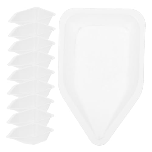 OFFSCH 10 Stück Kunststoff-wiegeschalen Lebensmittelwaage Digitale Waage Laborschalen 70 Ml Für Pulvergewicht Einfache Reinigung von OFFSCH