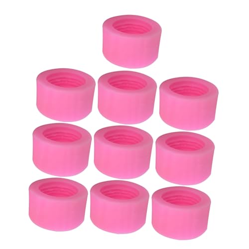 OFFSCH 10 Stück Macaron Fondantform Keks/Kuchenform Wachsschmelzform Cupcake Topper Form Kerzenwachsform Weihnachtskuchenform Silikon Kerzenform Keksherstellungswerkzeuge von OFFSCH