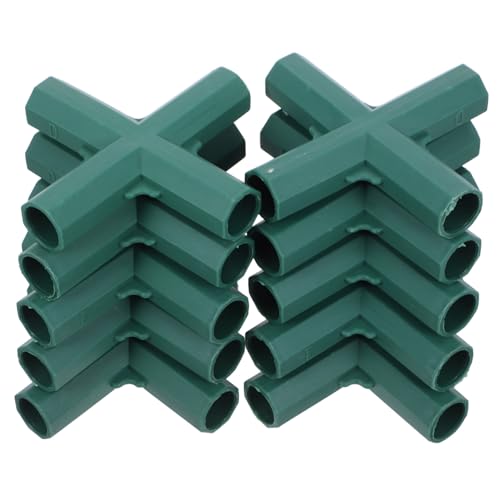 OFFSCH 10 Stück PVC Rohrverbinder Wetterfester Kunststoff Vierweg-kupplung für Gewächshaus Gartenbewässerung Einfache Installation Kompatibel mit Wasserrohren und Pvc-schläuchen OFFSCH 10 Stück PVC Rohrverbinder Wetterfester Kunststoff Vierweg-kupplung für Gewächshaus Gartenbewässerung Einfache Installation Kompatibel mit Wasserrohren und Pvc-schläuchen von OFFSCH