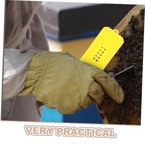 OFFSCH 10 Stück Teiliges Bienenkäfig Robustem Kunststoff Praktischer Bienenzuchtkäfig für Imkereibedarf Wiederverwendbar und Leicht zu Reinigen für Anfänger und Professionelle Imker OFFSCH 10 Stück Teiliges Bienenkäfig Robustem Kunststoff Praktischer Bienenzuchtkäfig für Imkereibedarf Wiederverwendbar und Leicht zu Reinigen für Anfänger und Professionelle Imker von OFFSCH