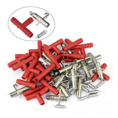 OFFSCH 10 Stück Teiliges Kaninchen trinksystem mit Galvanisiertem Federmechanismus Duckbill Automatische Wasserversorgung Tropfsicher Einfach zu Reinigen Kompatibel mit Drahtkäfigen für OFFSCH 10 Stück Teiliges Kaninchen trinksystem mit Galvanisiertem Federmechanismus Duckbill Automatische Wasserversorgung Tropfsicher Einfach zu Reinigen Kompatibel mit Drahtkäfigen für von OFFSCH