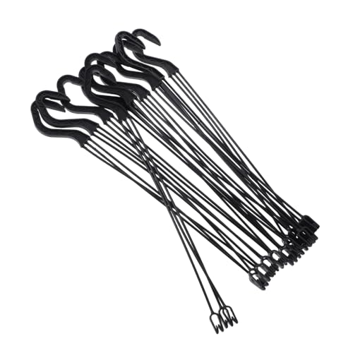 OFFSCH 10 Stück Teiliges Kunststoff-hängekorb-haken- Pflanzenhalter für Kleine Blumentöpfe Wetterfeste Pflanzhalterung für Innen Außenbereich Vielseitig Einsetzbar für Balkon Garten von OFFSCH