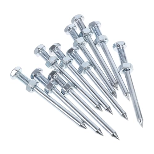 OFFSCH 10 Stück Teiliges Rasenbelüfter Nagelschuhe Spikes aus Metall Stabile Bodenbelüftungsschuh ersatzspitzen für Garten und Rasenpflege Leicht Robust und Sicher Befestigt OFFSCH 10 Stück Teiliges Rasenbelüfter Nagelschuhe Spikes aus Metall Stabile Bodenbelüftungsschuh ersatzspitzen für Garten und Rasenpflege Leicht Robust und Sicher Befestigt von OFFSCH