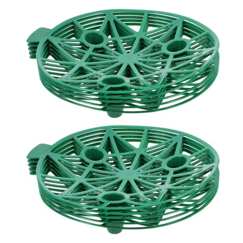OFFSCH 10-teiliges Melonen- -Set Kürbis-Unterstützung Erdbeer-Stützen Gartentablett für Wassermelone Kürbis Cantaloupe-Melone grüner Melonenhalter starker Schutz von OFFSCH