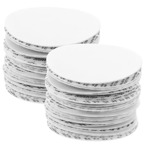 OFFSCH 100 Stück selbstklebende Glasdichtung druckempfindliche Dichtungen für Flaschen Einmachgläser auslaufsichere Becherdichtung lebensmittelechtes Material luftdichte Dichtungspads von OFFSCH