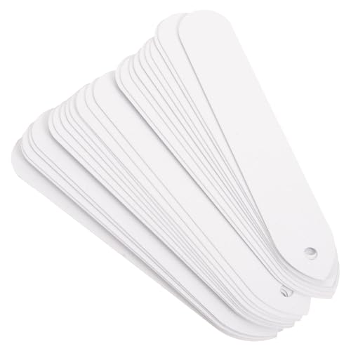 OFFSCH 100 Stücke Garten Marker Zeichen Anlage Etiketten Outdoor Gartenarbeit Gemüse Garten Tags Löcher von OFFSCH