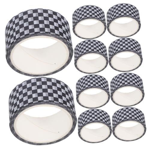 OFFSCH 12 Rollen Schwarzes und Weißes Kariertes Washi Tape Leichtes Beschreibbares Dekoband für Planer Journaling Scrapbooking DIY Basteln Vielseitig für Notizen und Organisation OFFSCH 12 Rollen Schwarzes und Weißes Kariertes Washi Tape Leichtes Beschreibbares Dekoband für Planer Journaling Scrapbooking DIY Basteln Vielseitig für Notizen und Organisation von OFFSCH