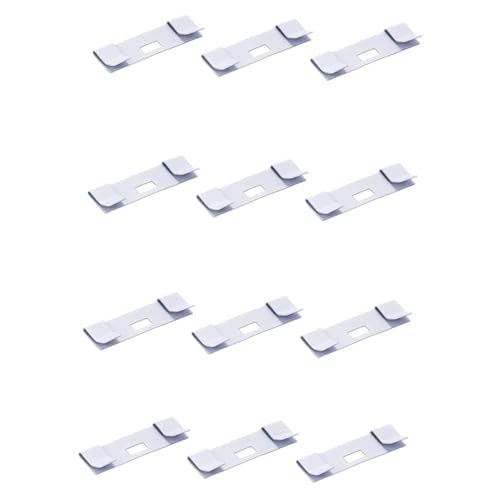 OFFSCH 12 Stück Teiliges Vertikaljalousien Reparaturclips aus Metall Weiße Blinds Vane Saver für Vertikale Lamellen Langlebige Ersatzteile zur Einfachen Reparatur Beschädigter Jalousien von OFFSCH