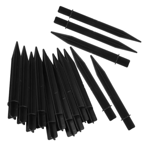 OFFSCH 15 Stück Lampenbodenbewegung im Freien Erdspieß Solarleuchten garten erdpfähle Lichtpfähle aus Kunststoff Yard-Spike-Pfahl Kunststoffspitzen Weglicht-Ersatzpfähle Abs Schwarz OFFSCH 15 Stück Lampenbodenbewegung im Freien Erdspieß Solarleuchten garten erdpfähle Lichtpfähle aus Kunststoff Yard-Spike-Pfahl Kunststoffspitzen Weglicht-Ersatzpfähle Abs Schwarz von OFFSCH