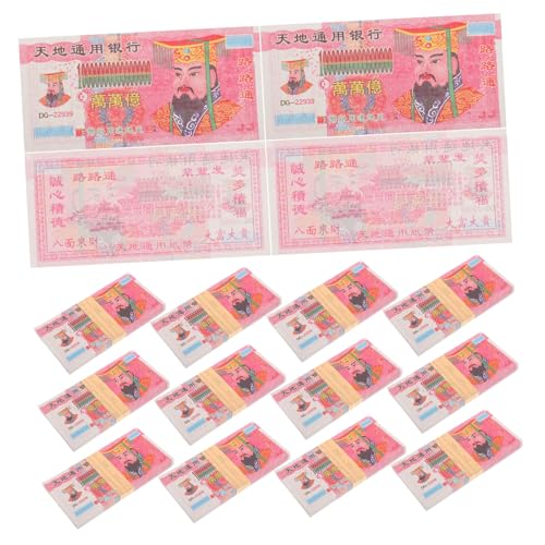 OFFSCH 15 Stück Teiliges Hochwertiges Dickes Chinesisches Ahnengeld aus Papier für Qingming-fest Zeremonien Langlebige Papiergeld-banknoten für Ahnenverehrung und Traditionelle Opfergaben von OFFSCH
