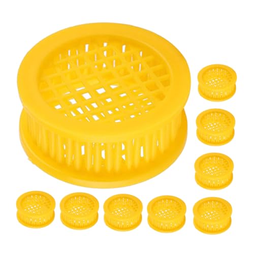 OFFSCH 18stücke Kunststoff-königinnenschutzkäfig Mit Belüftung Für Bienenstockmanagement Isolierung Und Transport Von Bienenköniginnen OFFSCH 18stücke Kunststoff-königinnenschutzkäfig Mit Belüftung Für Bienenstockmanagement Isolierung Und Transport Von Bienenköniginnen von OFFSCH