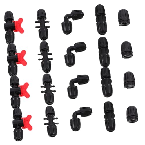 OFFSCH 1Satz Tropfbewässerungsset Teilig Adapter und Ventilen zu Installieren Robust und Langlebig für Gartenbewässerung und Sprinklersysteme Lösung von OFFSCH