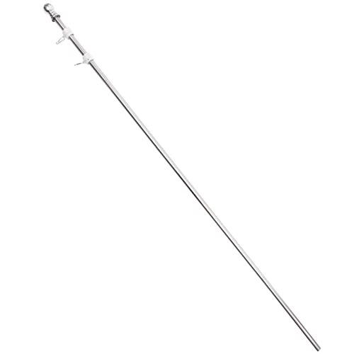 OFFSCH 1satz Edelstahl Fahnenmast Set Korrosionsbeständige Flaggenstange Für Garten Und Balkon Abnehmbares Design Drehbarer Ring Gegen Verdrillen Für Outdoor-Events von OFFSCH