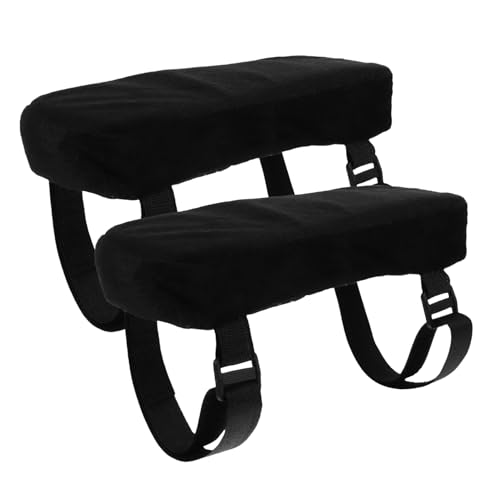 OFFSCH 2 Stück Bürostuhl Armlehnenpolster Weich Langlebig Minimalistisches Design rutschfest Einfache Reinigung für Bürostuhl Gamingstuhl von OFFSCH