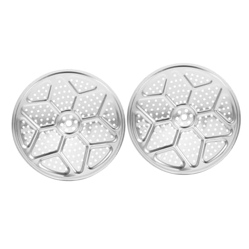 OFFSCH 2 Stück Edelstahl Dämpfeinsatz Universeller Gareinsatz Topf Rostfreier Dampfeinsatz für Kochtöpfe Vielseitiger Steamer Korb für Gemüse Dämpfen Backen Kompatibel mit Druckkochern OFFSCH 2 Stück Edelstahl Dämpfeinsatz Universeller Gareinsatz Topf Rostfreier Dampfeinsatz für Kochtöpfe Vielseitiger Steamer Korb für Gemüse Dämpfen Backen Kompatibel mit Druckkochern von OFFSCH