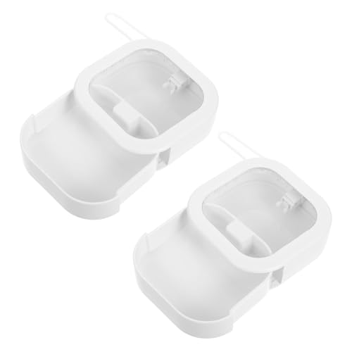 OFFSCH 2 Stück Haargummi Organizer Box Tragbarer Haarband Aufbewahrungsbehälter Multifunktionaler Desktop Sundry Organizer Für Büro Schlafzimmer Und Reise von OFFSCH