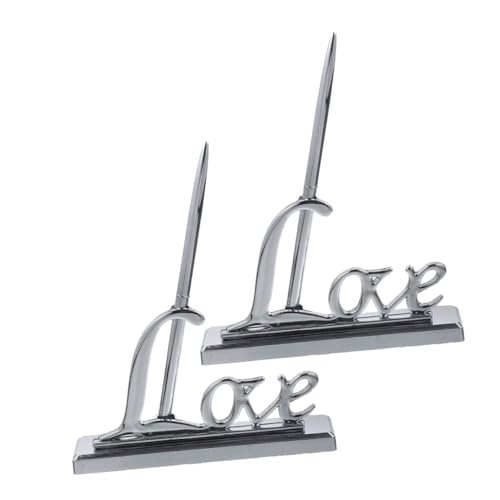 OFFSCH 2 Stück Hochzeits signierpen Vergoldetem Love halter Dekorativ für Erinnerungsbuch party Stilvolles Schreibtischdekor und Zeitloses Andenken OFFSCH 2 Stück Hochzeits signierpen Vergoldetem Love halter Dekorativ für Erinnerungsbuch party Stilvolles Schreibtischdekor und Zeitloses Andenken von OFFSCH