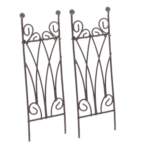 OFFSCH 2 Stück Kleiner Rankgitter Für Kletterpflanzen Metallspalier Für Topfpflanzen Dekoratives Pflanzenspalier Praktisch Und Robust Für Zimmerpflanzen Gartendeko von OFFSCH
