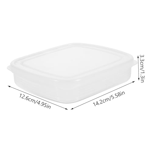 OFFSCH 2 Stück Teiliges Käse aufbewahrungsset mit Luftdichtem Verschluss Bpa freie Frischhaltedosen für Butter Käse und Snacks Transparenter Kunststoffbehälter mit Einfachem von OFFSCH
