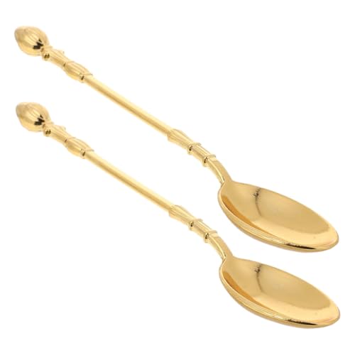 OFFSCH 2 Stück Teiliges Mini Dessertlöffel aus Kompakt und Vielseitig als Cocktailrührer Espressolöffel und Kleine Servierlöffel für Kaffee Eiscreme und Gewürze OFFSCH 2 Stück Teiliges Mini Dessertlöffel aus Kompakt und Vielseitig als Cocktailrührer Espressolöffel und Kleine Servierlöffel für Kaffee Eiscreme und Gewürze von OFFSCH