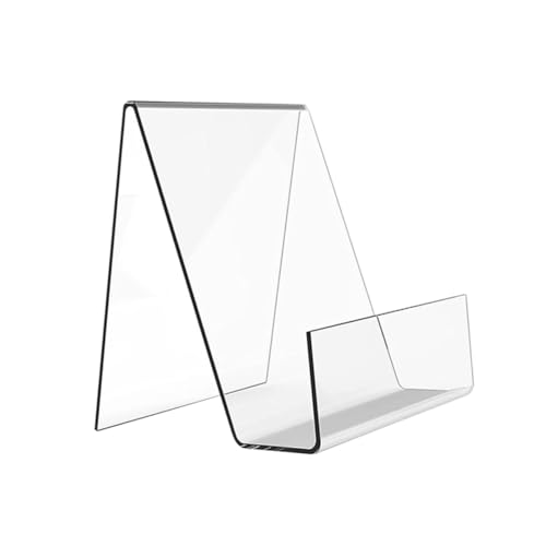 OFFSCH 2 Stück Transparente Acryl Buchstützen Stabile Desktop Kalenderhalterungen Rutschfeste Displayständer für Bücher Bilder Kunstwerke für Zuhause und Geschäft OFFSCH 2 Stück Transparente Acryl Buchstützen Stabile Desktop Kalenderhalterungen Rutschfeste Displayständer für Bücher Bilder Kunstwerke für Zuhause und Geschäft von OFFSCH