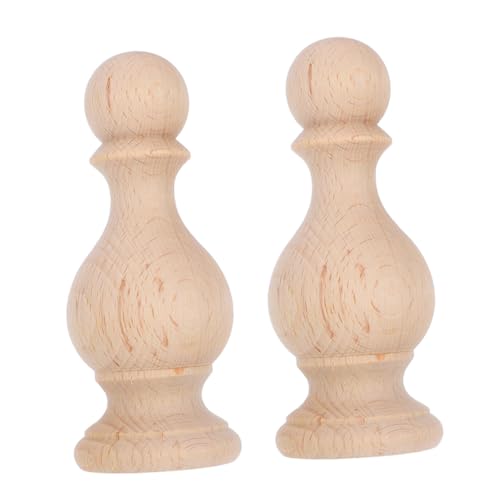 OFFSCH 2 Stück Unbehandelte Holz endstücke Runde Massivholz bettpfosten Dekoration Robuste Finials für Möbel Vielseitig Einsetzbar Stilvolles Design für Innenräume OFFSCH 2 Stück Unbehandelte Holz endstücke Runde Massivholz bettpfosten Dekoration Robuste Finials für Möbel Vielseitig Einsetzbar Stilvolles Design für Innenräume von OFFSCH