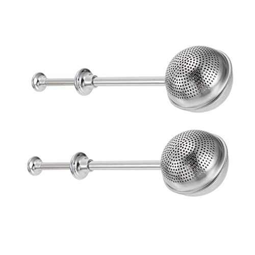 OFFSCH 2 Stücke Tee Sieb Gewürz Filter Edelstahl Staubtücher Vielseitig Für Backen Kochen OFFSCH 2 Stücke Tee Sieb Gewürz Filter Edelstahl Staubtücher Vielseitig Für Backen Kochen von OFFSCH