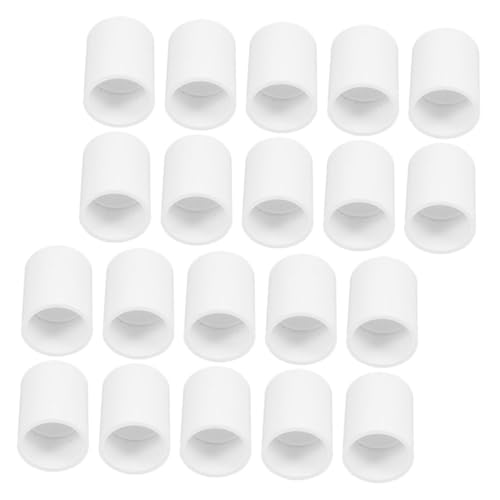 OFFSCH 20 Stück PVC Rohranpassungszubehör Schlauch PVC-rohradapter Gerader Rohrverbinder Kupplungsadapter Wasserleitung Adapter Für Schlauch PVC-rohrverschraubung Weiß PVC von OFFSCH