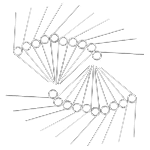 OFFSCH 20 Stück Teiliges Edelstahl Ersatzfedern Gartenschere Metallfeder Flexibel Robust Langlebig für Obstbaumscheren Einfach Manuelle Sichere Handhabung von OFFSCH