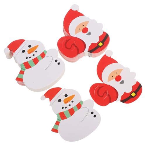 OFFSCH 200 Stück Teiliges Weihnachts-Lollipop-dekorationsset aus Stabilem Papier mit Schneemann Weihnachtsmann-Motiven DIY Zuckerhalter für Winterpartys und Geschenkverpackungen OFFSCH 200 Stück Teiliges Weihnachts-Lollipop-dekorationsset aus Stabilem Papier mit Schneemann Weihnachtsmann-Motiven DIY Zuckerhalter für Winterpartys und Geschenkverpackungen von OFFSCH