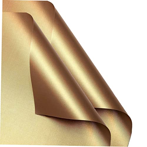 OFFSCH 2stücke Grillmatte Aus Antihaftmaterial Wiederverwendbar Für BBQ Und Backen Im Außenbereich Gold von OFFSCH