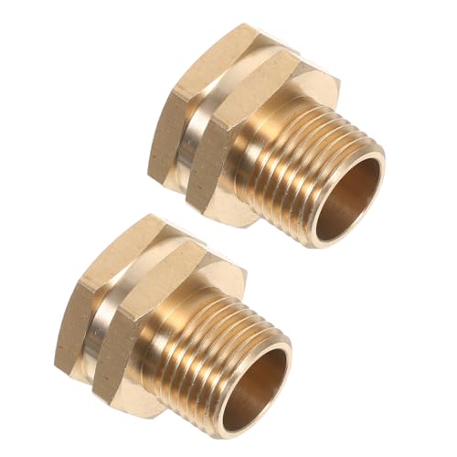 OFFSCH 2stücke Schlauchverbinder Aus Messing GHT-buchse Npt-stecker Auslaufsicherer Rohrverbinder Für Gartenschlauchanschluss Und Wasserschlauchverbinder OFFSCH 2stücke Schlauchverbinder Aus Messing GHT-buchse Npt-stecker Auslaufsicherer Rohrverbinder Für Gartenschlauchanschluss Und Wasserschlauchverbinder von OFFSCH