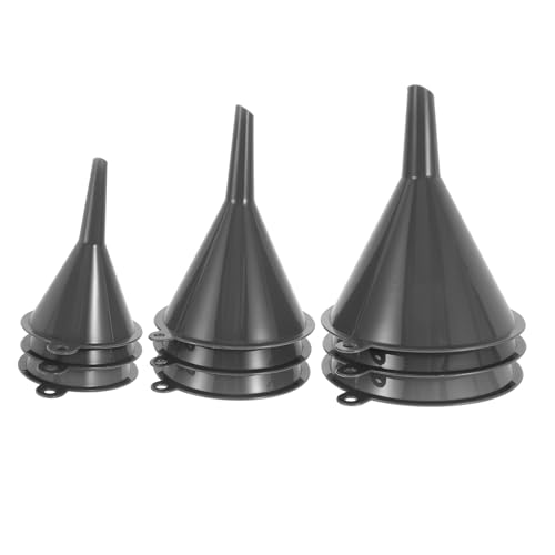 OFFSCH 3 Sätze Teiliges Küchen Trichter Set aus Lebensmittelechtem Kunststoff Vielseitig Einsetzbar für Einfüllflaschen Einmachgläser und Flüssigkeitstransfer Inklusive Klein Mittel und von OFFSCH