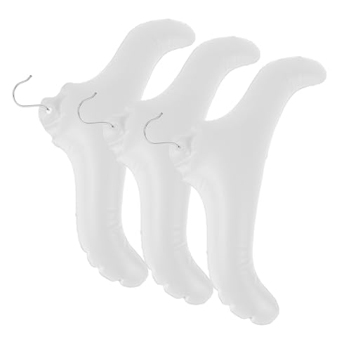 OFFSCH 3stücke Aufblasbarer Kleiderbügel Für Reise Wäschetrocknerbügel Platzsparend Kleiderbügel Für Hotel Und Camping Wäscheständer Leicht Und Robust von OFFSCH