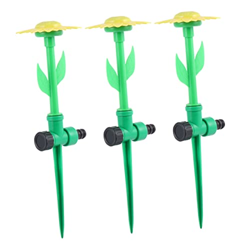 OFFSCH 3 Stück Sonnenblumen Düse für Gartenbewässerung Einstellbarer Sprinkler für und Pflanzen Langlebig und Installieren für Effiziente Bewässerungssysteme von OFFSCH