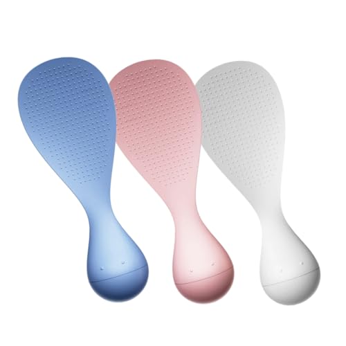 OFFSCH 3 Stück Stehender Reislöffel Antihaft Reisportionierer Hitzebeständig Küchenhelfer mit Selbststehender Basis für Sauberes Servieren in Haushalt und Reiskocher Weiß Blau OFFSCH 3 Stück Stehender Reislöffel Antihaft Reisportionierer Hitzebeständig Küchenhelfer mit Selbststehender Basis für Sauberes Servieren in Haushalt und Reiskocher Weiß Blau von OFFSCH