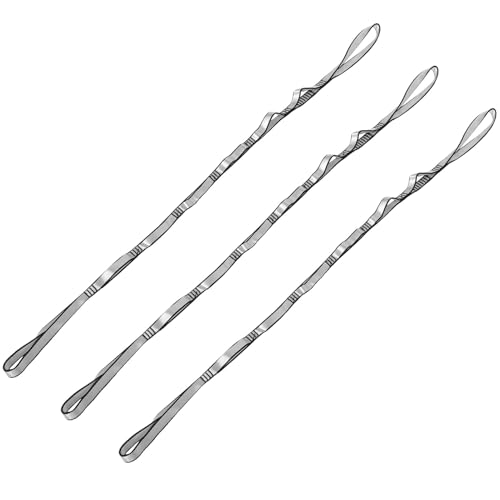 OFFSCH 3 Stück Teiliges Aerial Straps Doppellagige Nicht Dehnbare Yoga Daisy Chain Verlängerungsgurte Schwere Klettergurte für Indoor Outdoor-Yoga Klettern und Hängematten von OFFSCH