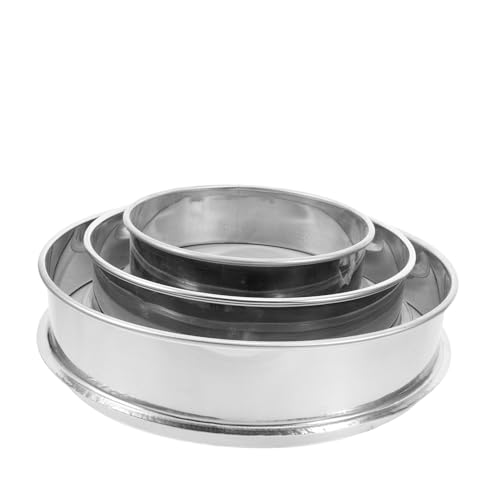 OFFSCH 3 Stück Teiliges Edelstahl Gartensieb Rundes Bodensieb Kompost Sieb Metallfeinmaschig Vielseitig Für Gartenarbeit Bonsai Erde Filtern Und Labor Feinpartikel Trennung OFFSCH 3 Stück Teiliges Edelstahl Gartensieb Rundes Bodensieb Kompost Sieb Metallfeinmaschig Vielseitig Für Gartenarbeit Bonsai Erde Filtern Und Labor Feinpartikel Trennung von OFFSCH