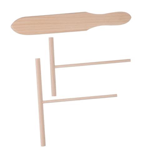 OFFSCH 3 Stück Teiliges Holz Crepes mit T Förmigem Spatel und Schaber Ergonomisch Langlebig und Wiederverwendbar Antihaftbeschichtung für Pancakes und Pfannkuchen zu Hause Einfache OFFSCH 3 Stück Teiliges Holz Crepes mit T Förmigem Spatel und Schaber Ergonomisch Langlebig und Wiederverwendbar Antihaftbeschichtung für Pancakes und Pfannkuchen zu Hause Einfache von OFFSCH