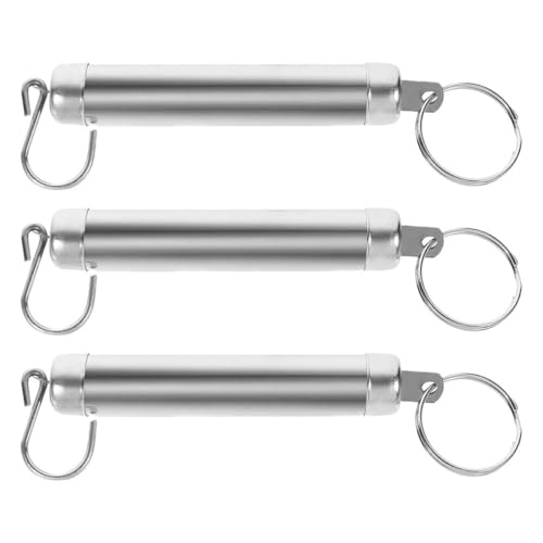 OFFSCH 3 Stücke Teiliges Mechanisches Federwaage Metallhaken Tragbare Küchenwaage zum Aufhängen Kompakt und Leicht für Kochen Lebensmittel Gepäck und Outdoor-aktivitäten von OFFSCH