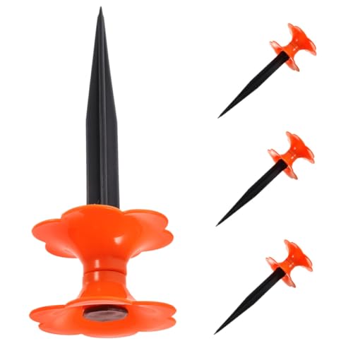 OFFSCH 4 Stück Teiliges Garten Schlauchführungspfähle aus Robustem Fixieren Bewässerungsschläuche Präzise und Verhindern Verheddern Einfache für Blumenbeete Außeneinsatz von OFFSCH