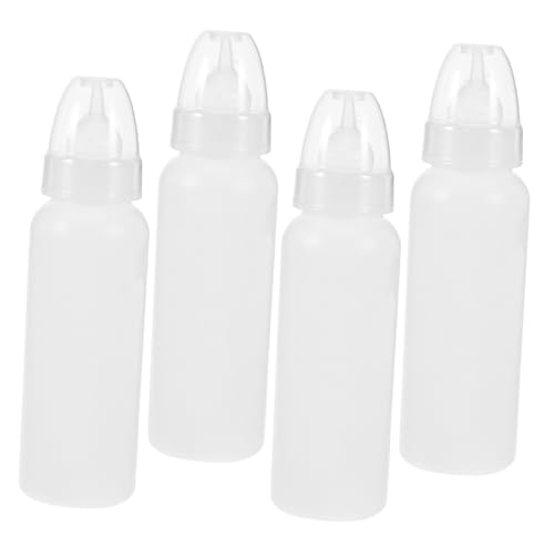 OFFSCH 4 Stück Teiliges Kleine Tiermilchflaschen Langlebig und Wiederverwendbar für Kälber Lämmer Ferkel Vielseitig und Leicht zu Reinigen für Landwirtschaftliche Nutzung von OFFSCH