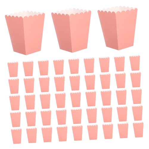 OFFSCH 48 Stück Teiliges Faltbares Popcorn Box Tragbare Papiersnack Becher für Erwachsene Wiederverwendbare Food Container für Partys Kinoabende und Süßigkeiten von OFFSCH