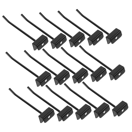 OFFSCH 48 Stück Teiliges Schwarze Metallhaken mit Aufwärtswinkel Stabile Wandhaken für Schmuck Warenpräsentation Lang Pulverbeschichtet Vielseitig Einsetzbar für Supermarktregale und OFFSCH 48 Stück Teiliges Schwarze Metallhaken mit Aufwärtswinkel Stabile Wandhaken für Schmuck Warenpräsentation Lang Pulverbeschichtet Vielseitig Einsetzbar für Supermarktregale und von OFFSCH