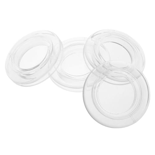OFFSCH 4Sätze Transparenter Silikontisch Regenschirmring Mit Kappen Teiliges Hochtemperaturbeständig Für Garten Und Terrassentische Schützt Wind von OFFSCH
